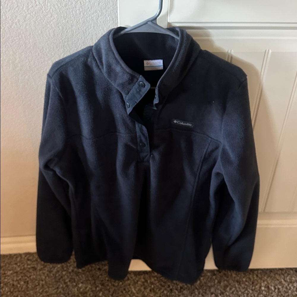 Columbia black Fleece pullover
